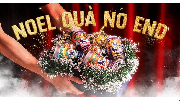 Combo Bia Toucan Mùa Noel: Mua 3 Lon Tặng 1 – Chill Cùng Hội Bạn Dịp Lễ Này